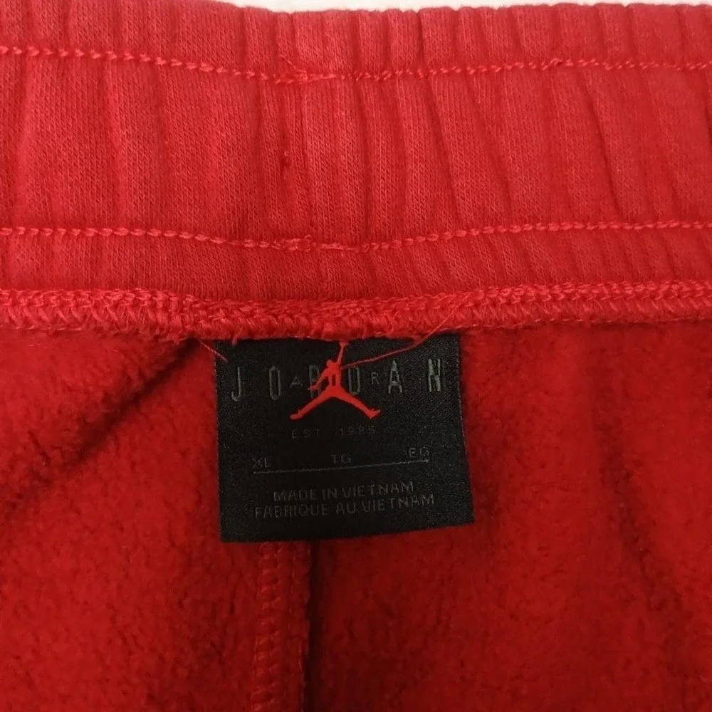 Jordan Pants Mens XL Red Nike Air Essential Fleece Jumpman Jogger Concord DQ7340